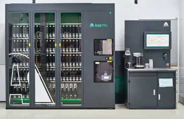 Die neue Axalta Irus Mischanlage in der Moldan Autolackierei: Das modernste System auf dem derzeitigen Markt